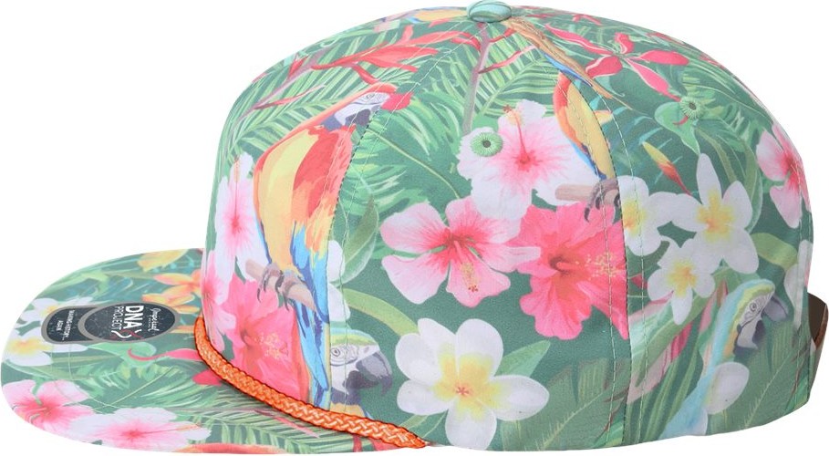 Left View of Hawaiin Rainforest The Aloha Rope Cap - DNA010