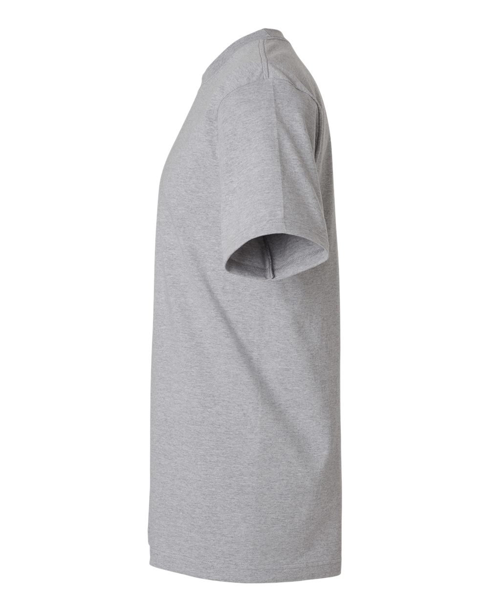 Left View of Heather Grey Heavyweight Street T-Shirt - 299