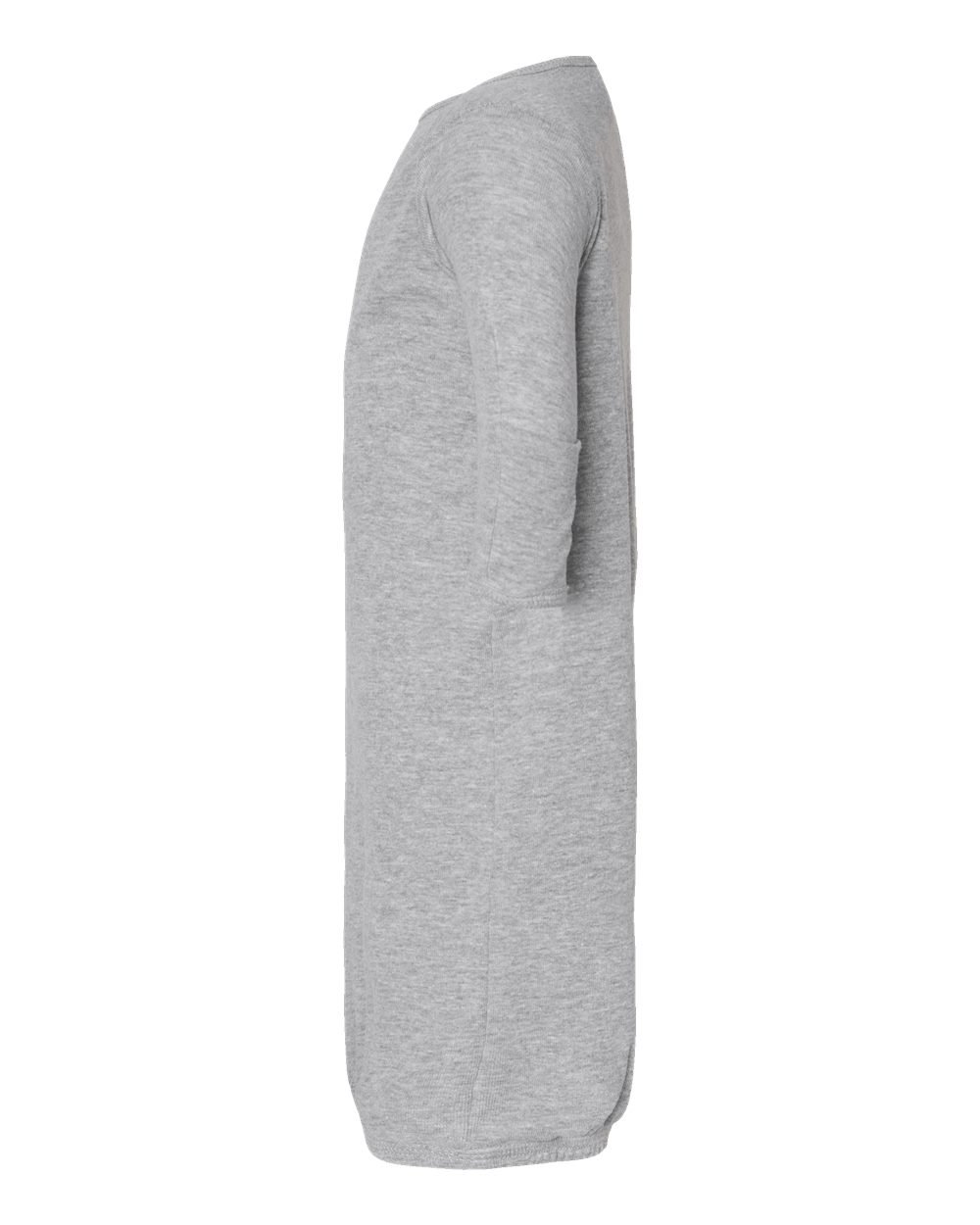 Left View of Heather Infant Baby Rib Layette - 4406