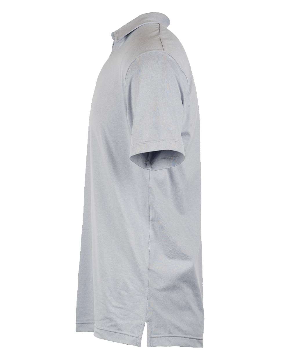 Left View of Heather Light Grey Dawn to Dusk Polo - 0900
