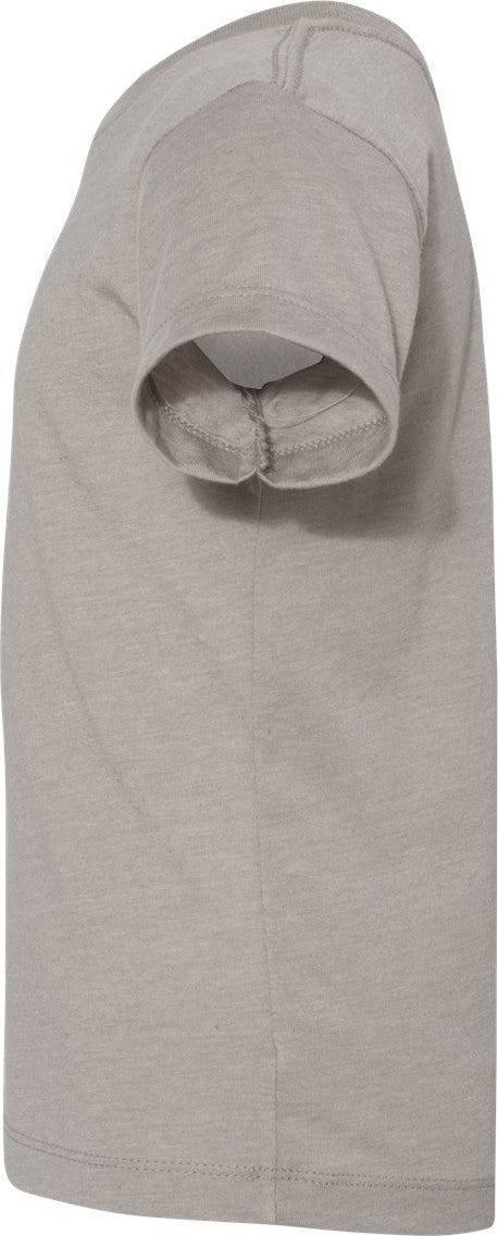 Left View of Heather Stone Toddler Jersey Tee - 3001T