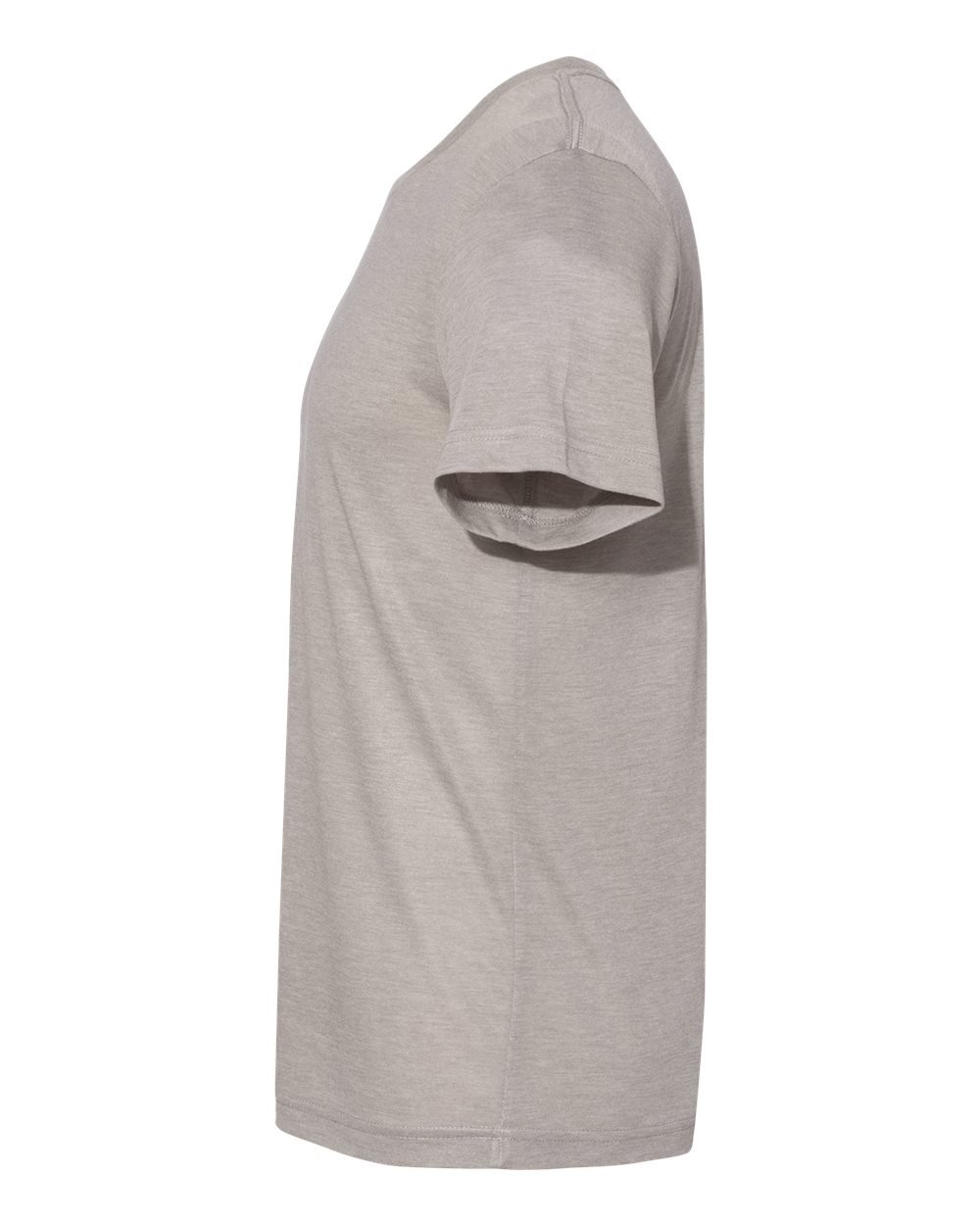 Left View of Heather Stone Viscose Fashion Tee - 3880