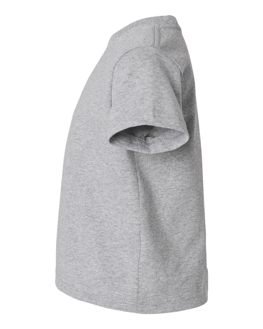 Left View of Heather Toddler Cotton Jersey Tee - 3301T