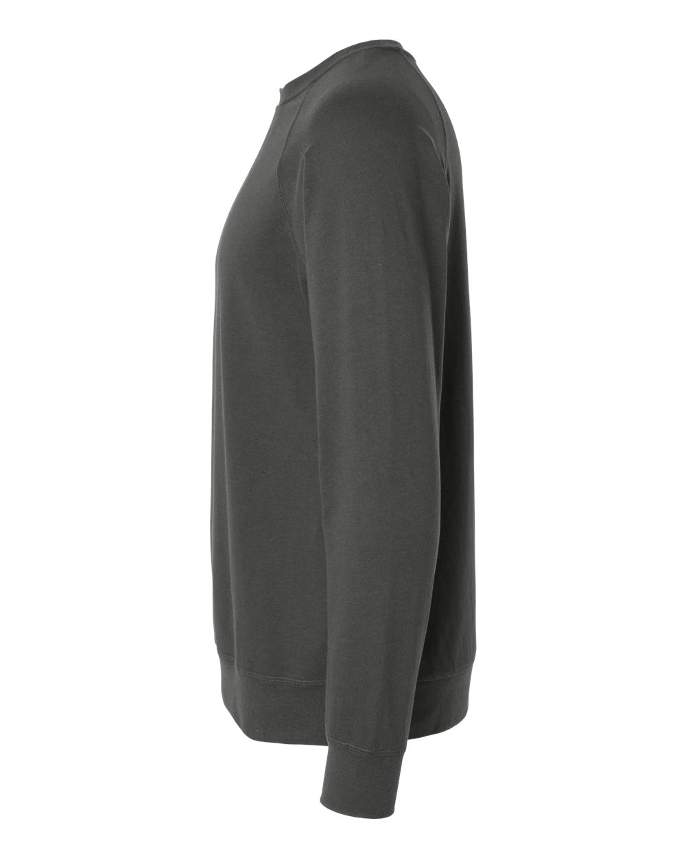 Left View of Heavy Metal Laguna Raglan Crewneck Sweatshirt - 9000