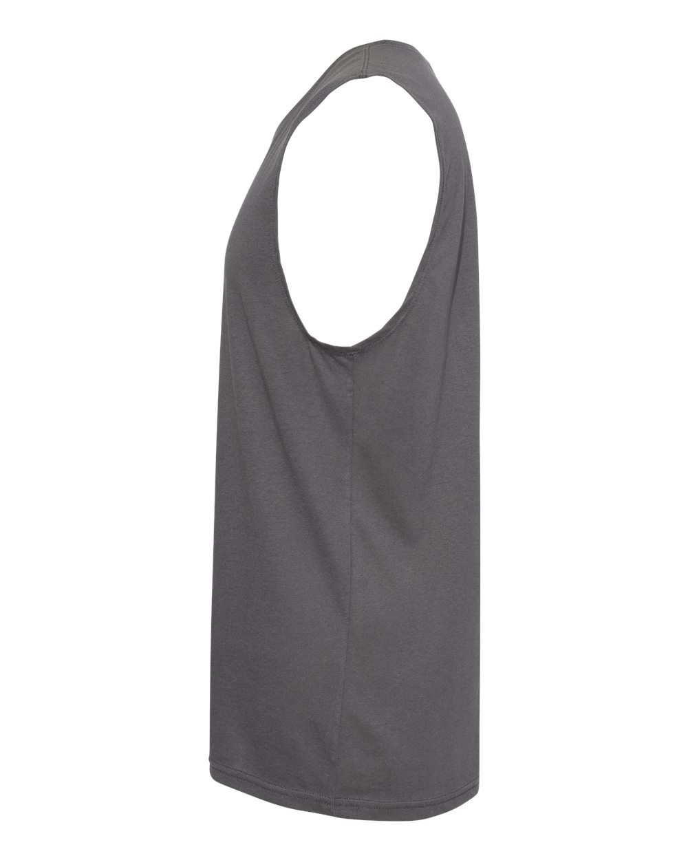 Left View of Heavy Metal Lightweight Cotton/Poly Muscle Tank - 6333