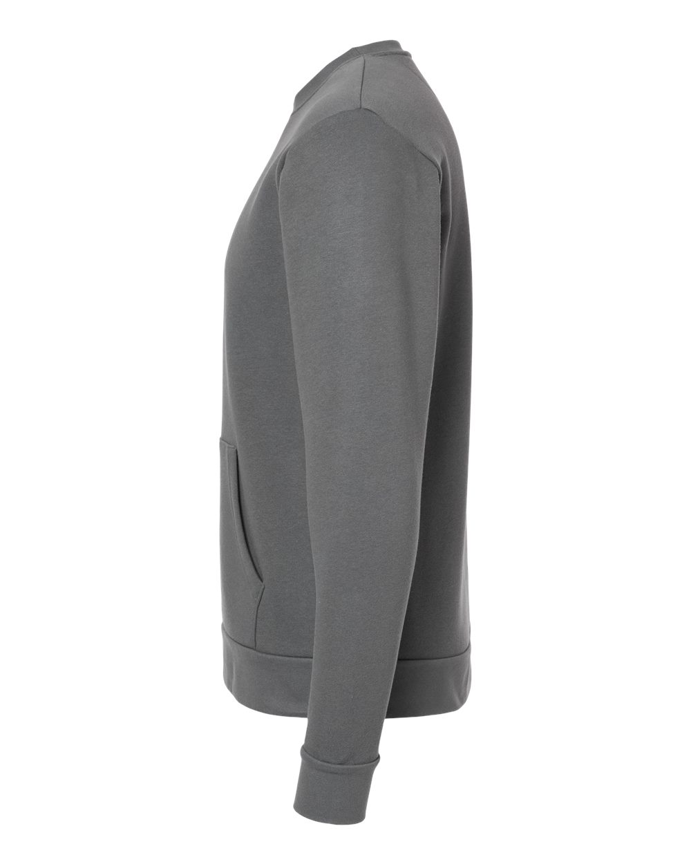 Left View of Heavy Metal Santa Barbara Pocket Crewneck Sweatshirt - 9001