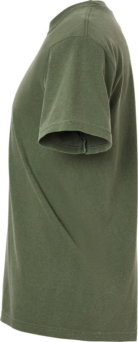 Left View of Hemp Garment-Dyed Heavyweight T-Shirt - 1717