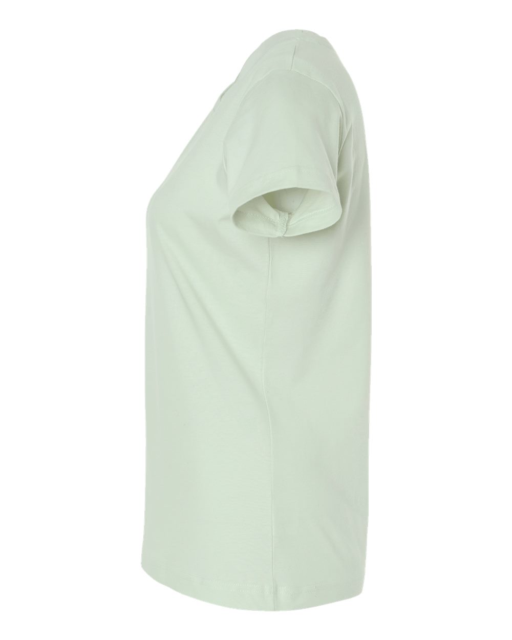 Left View of Honeydew Women's Fine Jersey Tee - 3516