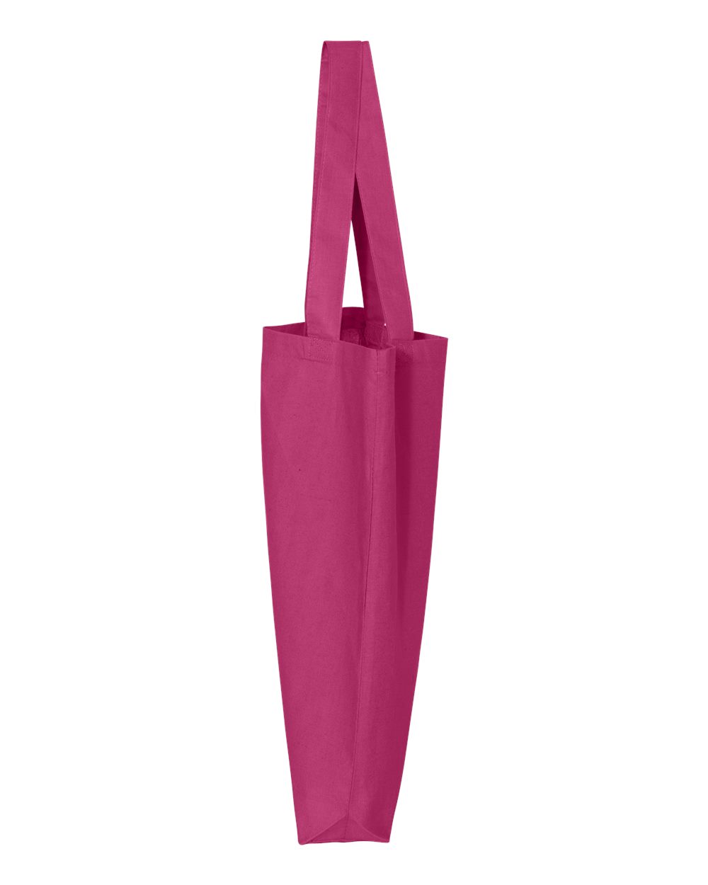 Left View of Hot Pink 12L Economical Tote - QTBG