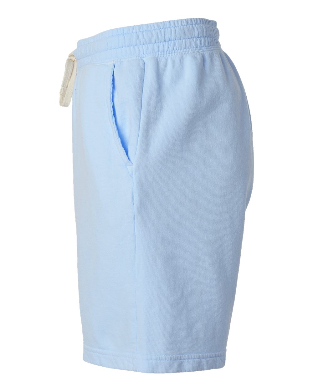 Left View of Hydrangea Garment-Dyed Lightweight Fleece Sweat Shorts - 1468