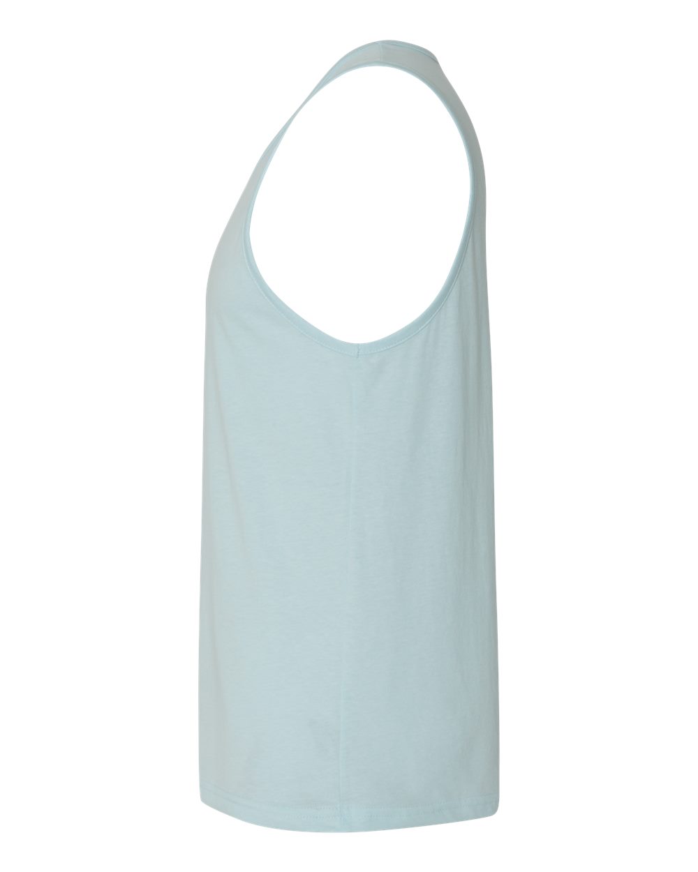 Left View of Ice Blue CVC Tank - 6233