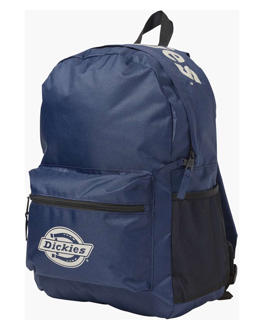 Left View of Ink Navy/ Reflective 23L Basic Double Logo Backpack - DZ22B