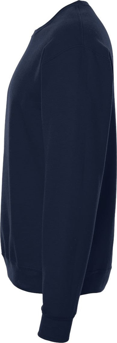 Left View of J. Navy Ultimate CVC Crewneck Sweatshirt - IC48MR
