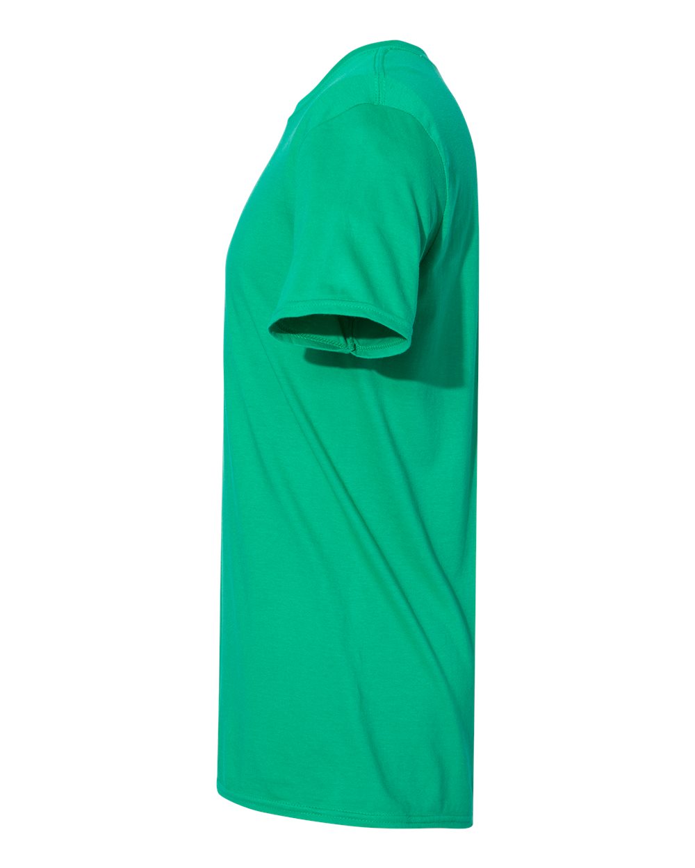 Left View of Kelly Green Softstyle® T-Shirt - 64000
