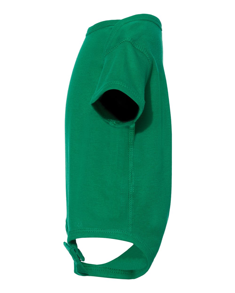 Left View of Kelly Infant Baby Rib Bodysuit - 4400