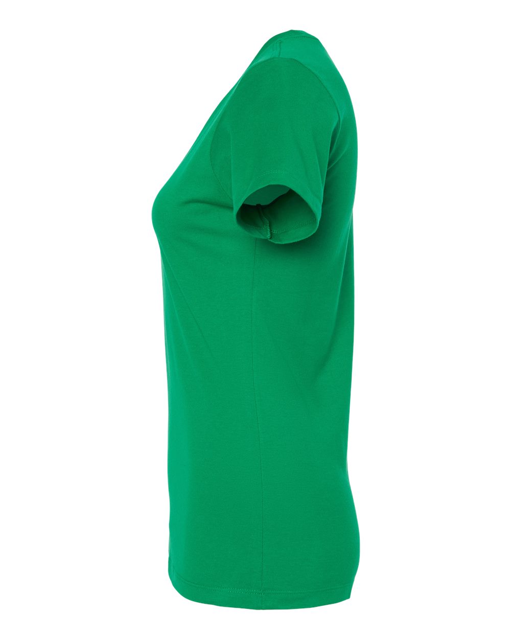 Left View of Kelly Women's Premium Cotton T-Shirt - 516