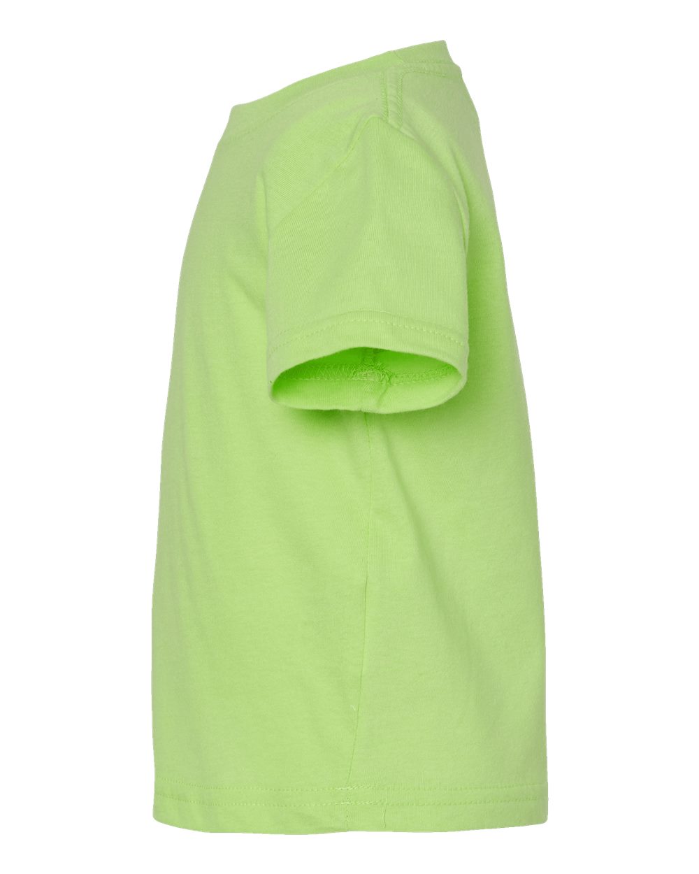 Left View of Key Lime Infant Fine Jersey Tee - 3322