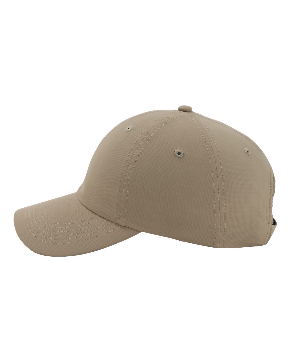 Left View of Khaki The Original Performance Cap - X210P