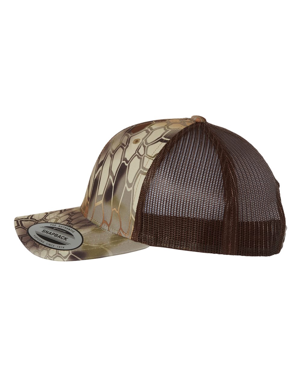Left View of Kryptek Highlander Retro Trucker Cap - 6606