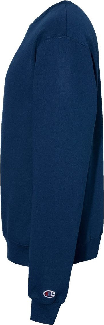 Left View of Late Night Blue Powerblend® Crewneck Sweatshirt - S600