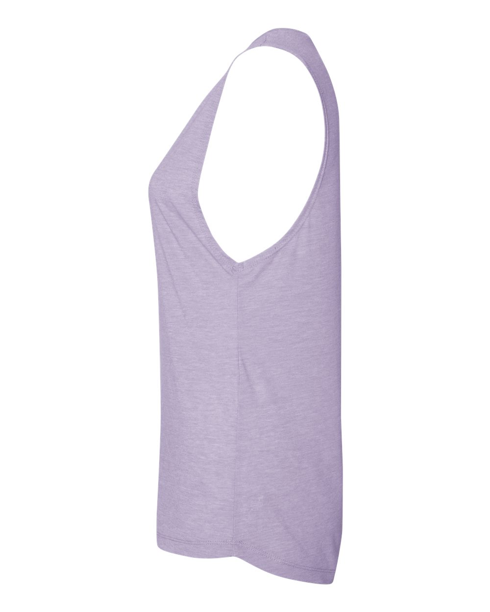 Left View of Lavender Women’s Festival Muscle Tank - 5013