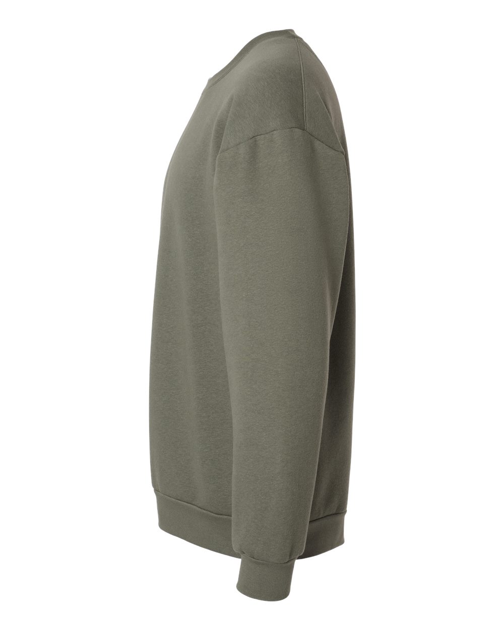 Left View of Lieutenant ReFlex Fleece Crewneck Sweatshirt - RF496