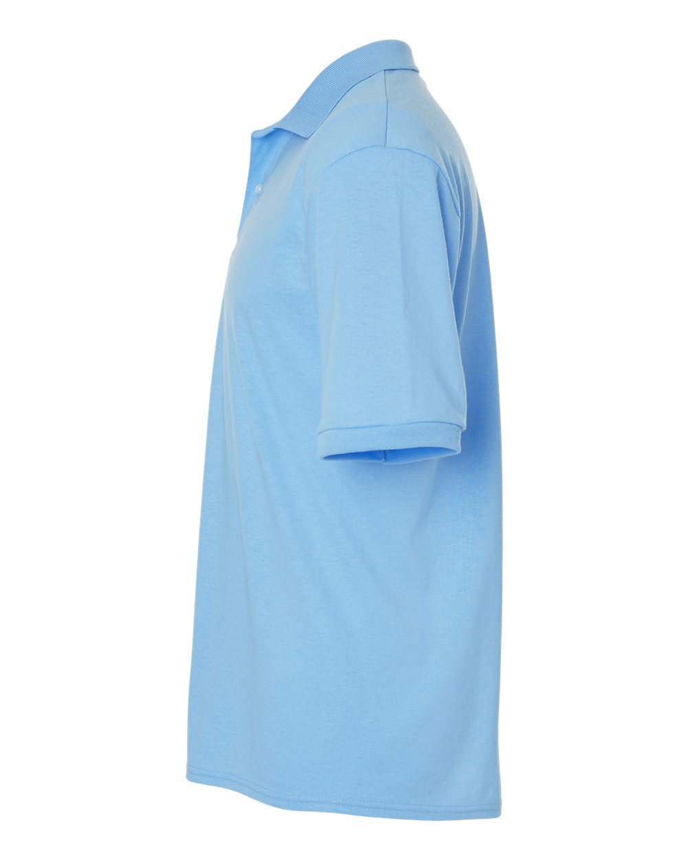 Left View of Light Blue Dri-Power® Polo - 437R