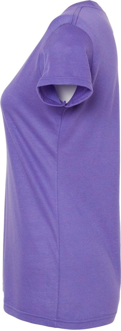 Left View of Lilac Tri Blend Women's Tri-Blend T-Shirt - 253
