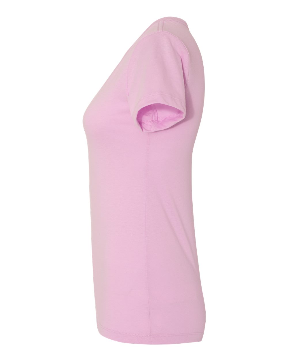 Left View of Lilac Women's Ideal V-Neck T-Shirt - 1540