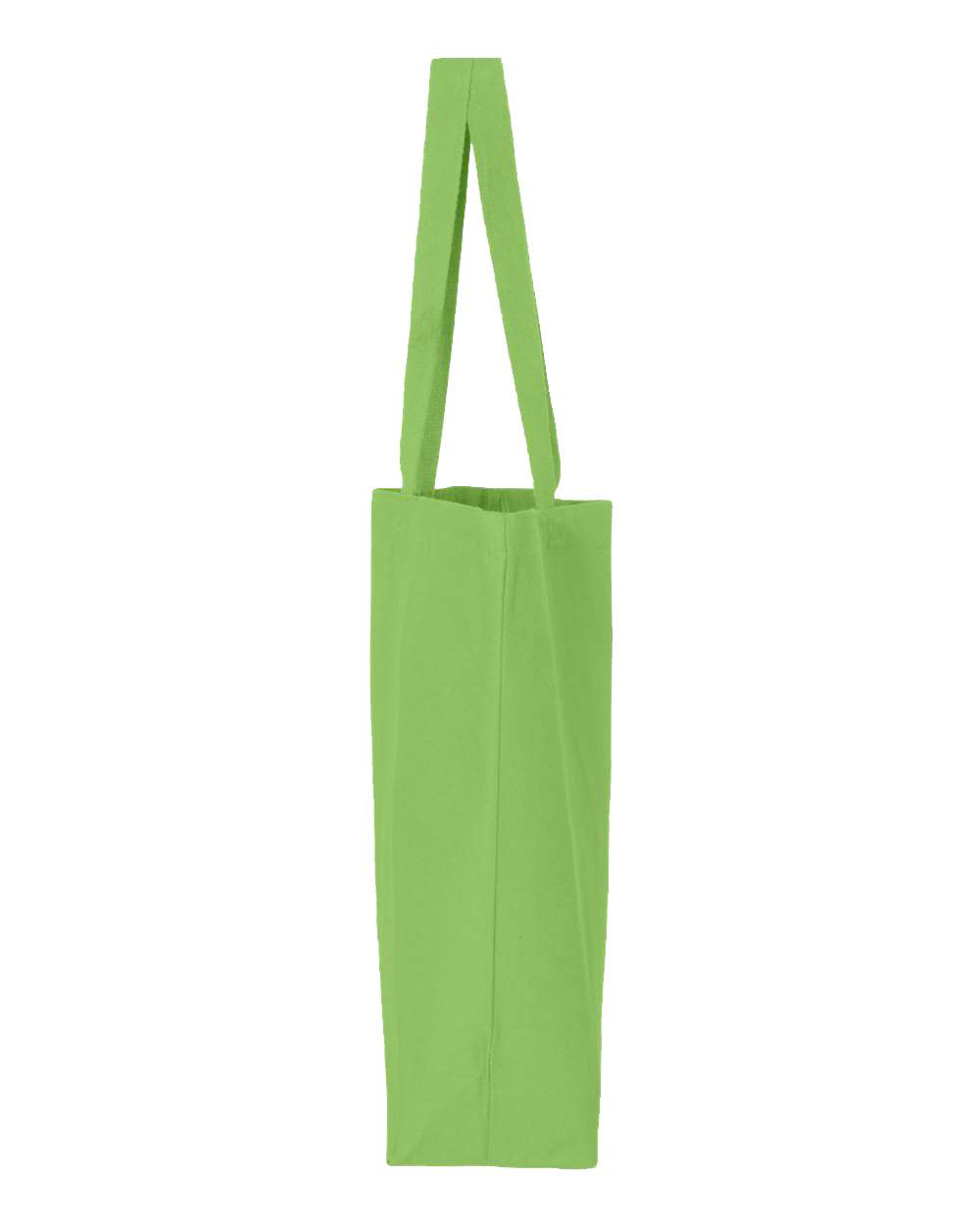 Left View of Lime 25L Jumbo Tote - Q600