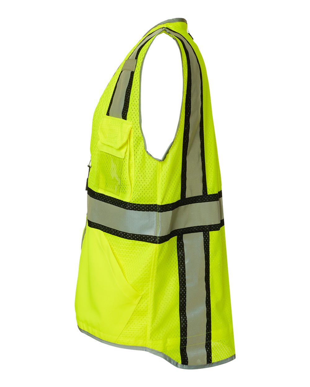 Left View of Lime Premium Brilliant Series® Ultimate Reflective Vest - 1584