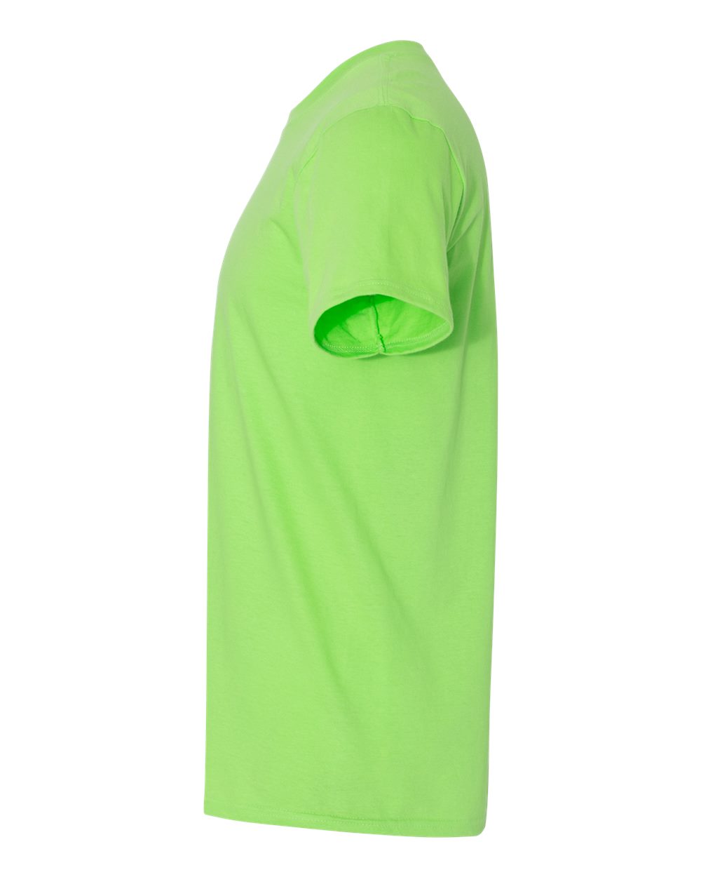 Left View of Lime Softstyle® T-Shirt - 64000