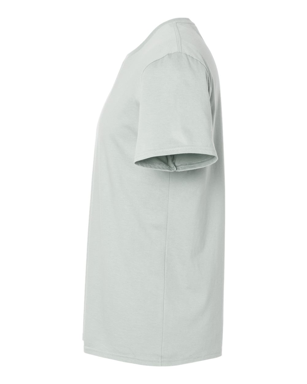 Left View of Limestone Premium Cotton T-Shirt - 570MR