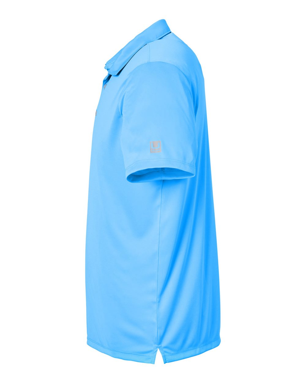 Left View of Marolina Blue Pursuit Performance Polo - H120558