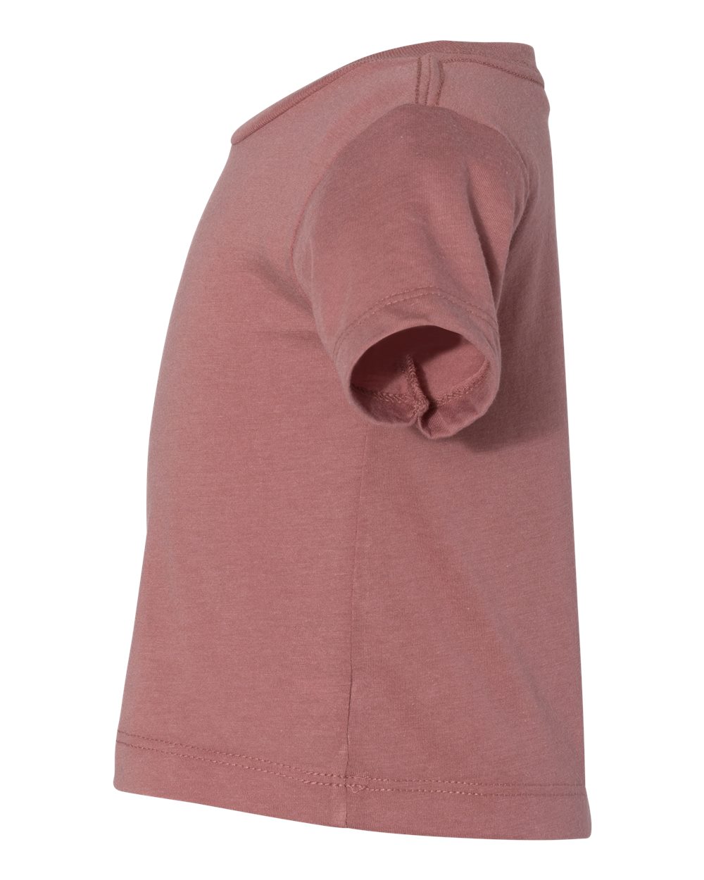 Left View of Mauve Triblend Infant Triblend Tee - 3413B