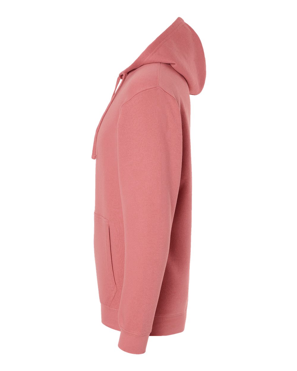 Left View of Mauvelous Elevated Fleece Basic Hoodie - 6926