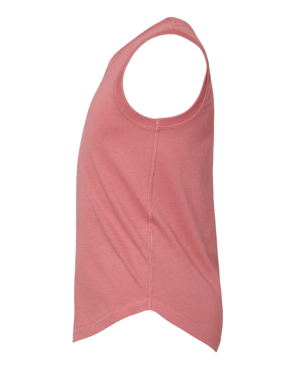 Left View of Mauvelous Girls' Relaxed Fine Jersey Tank - 2692