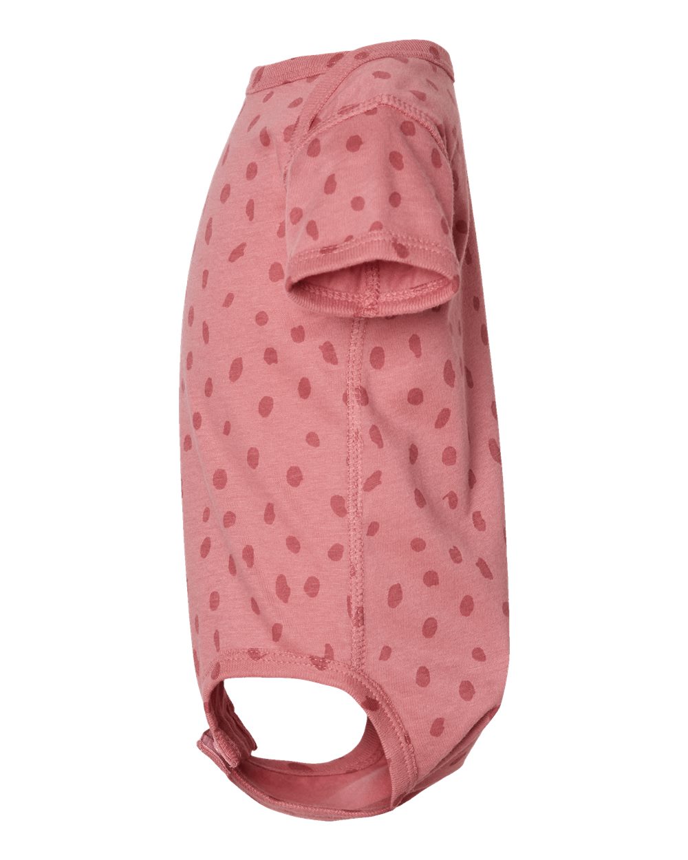 Left View of Mauvelous Spot Infant Fine Jersey Bodysuit - 4424