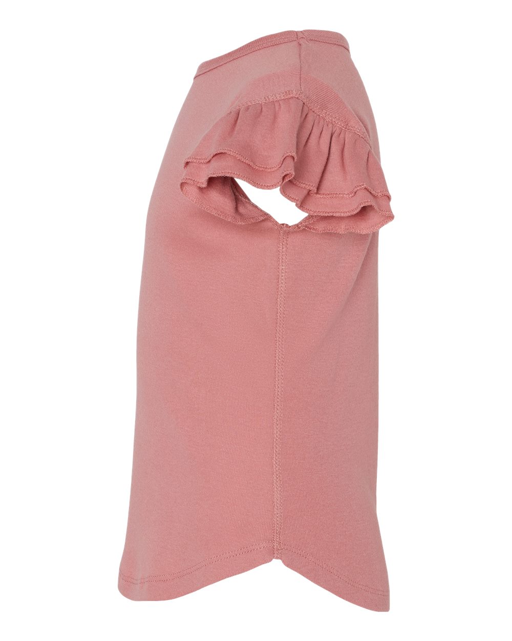 Left View of Mauvelous Toddler Flutter Sleeve Tee - 3339