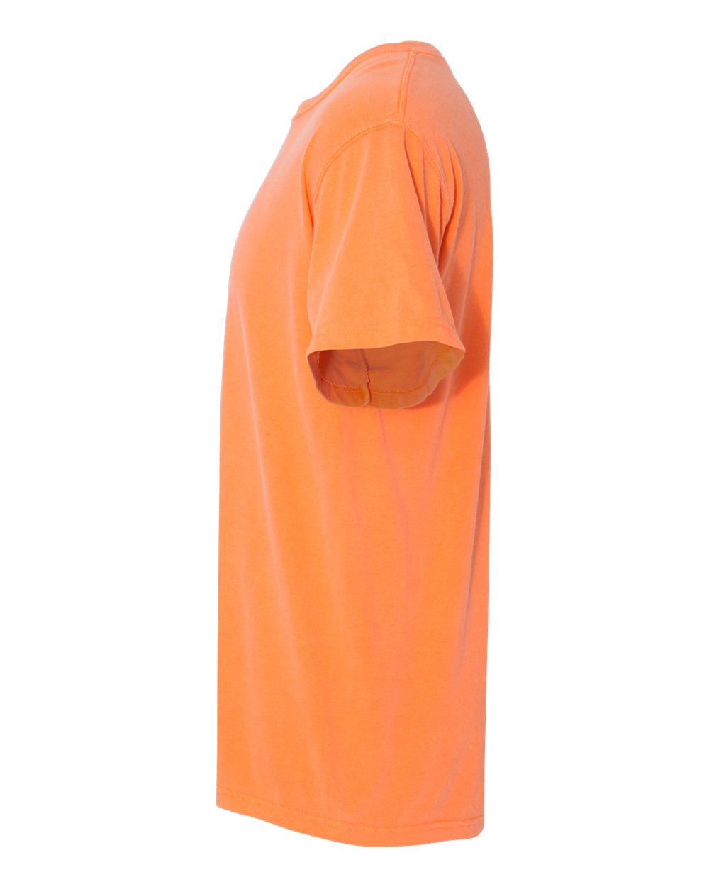 Left View of Melon Garment-Dyed Heavyweight T-Shirt - 1717