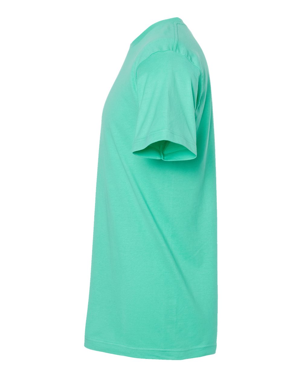 Left View of Mint Fine Jersey T-Shirt - 202