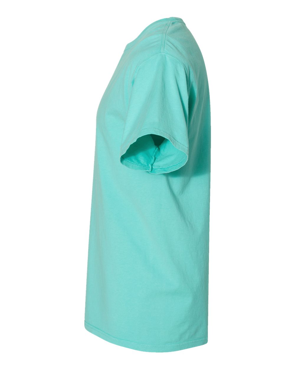 Left View of Mint Garment-Dyed T-Shirt - GDH100