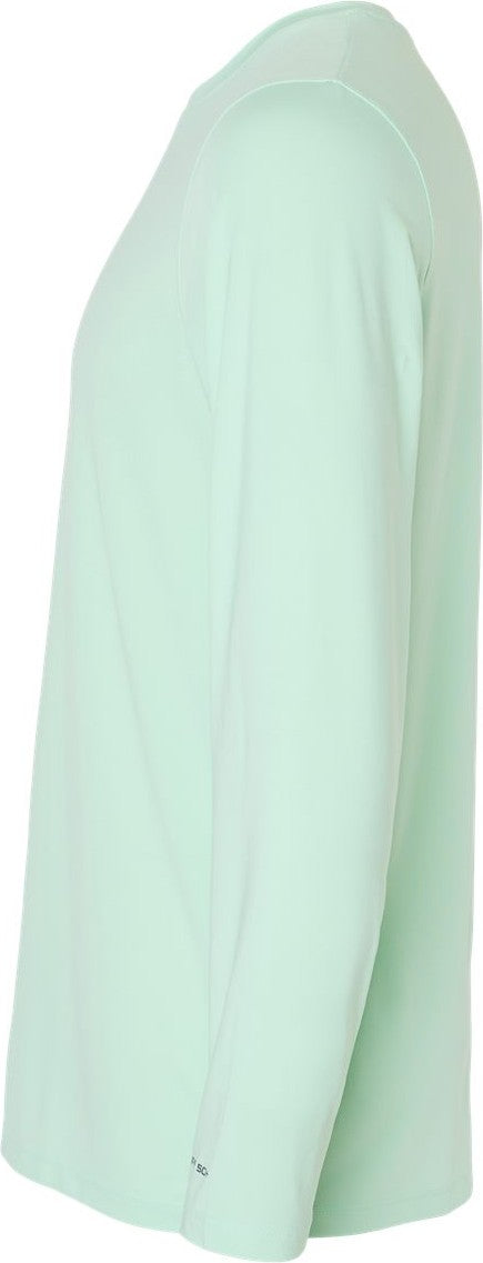 Left View of Mint Green Aruba Extreme Performance Long Sleeve T-Shirt - 222