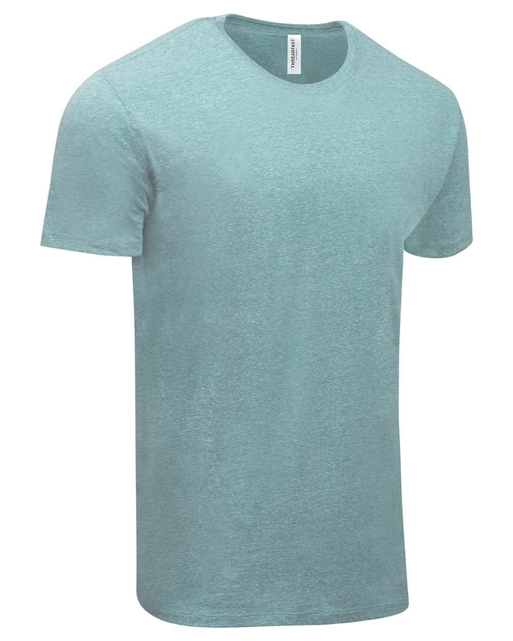 Left View of Mint Triblend Triblend Short-Sleeve T-Shirt - 102A