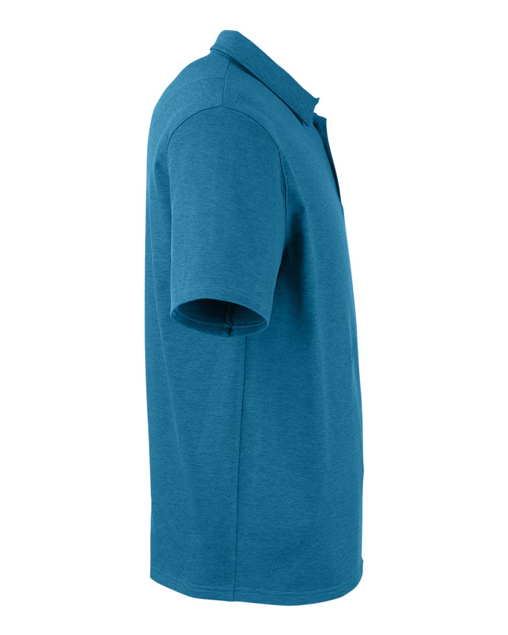 Rear View of Moroccan Blue Marbled Fairway Polo - MDP1799