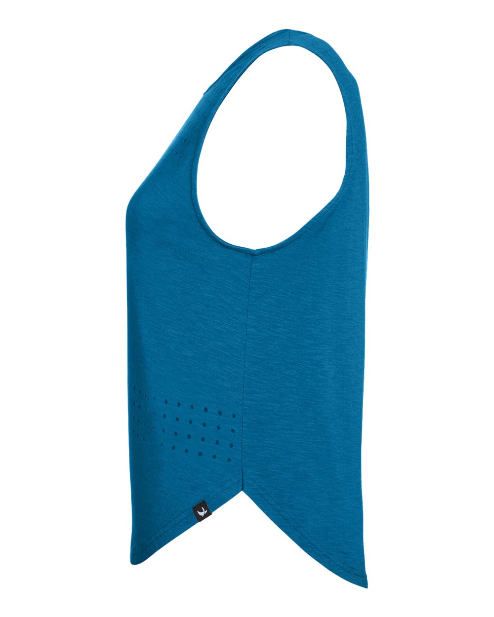 Rear View of Moroccan Blue Women's Lumasof Mood Tank - PDP6254