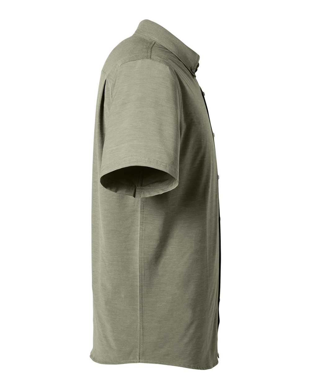 Left View of Moss Kona Solid Shirt - H150154