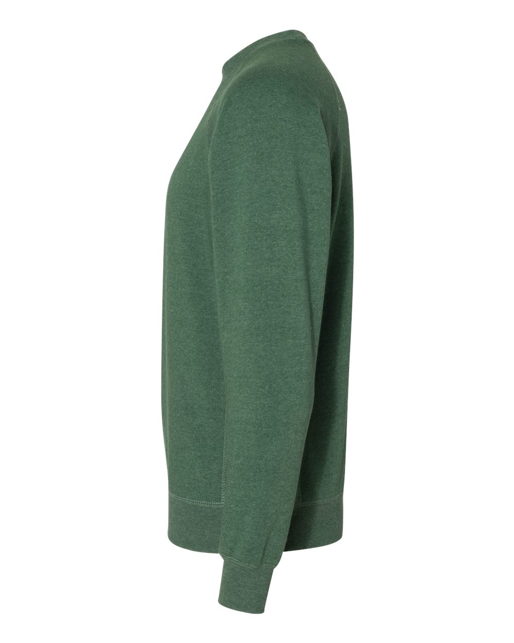 Left View of Moss Special Blend Crewneck Raglan Sweatshirt - PRM30SBC