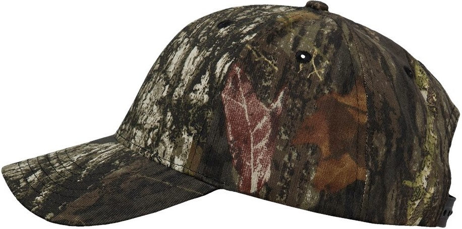 Left View of Mossy Oak Breakup Licensed Camo Cap - VC150