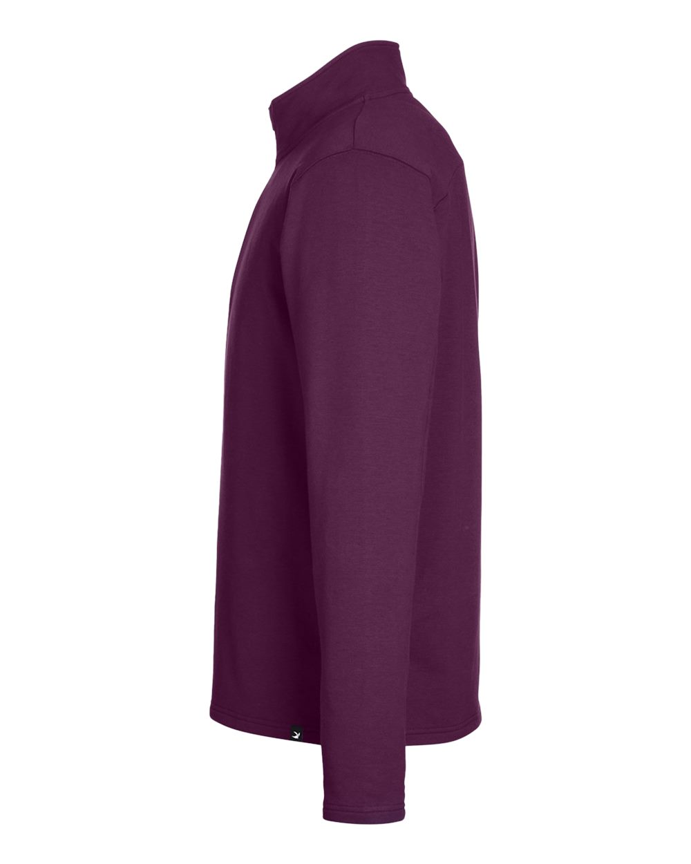 Rear View of Mulberry Vertex Quarter-Zip Pullover - MDP1733